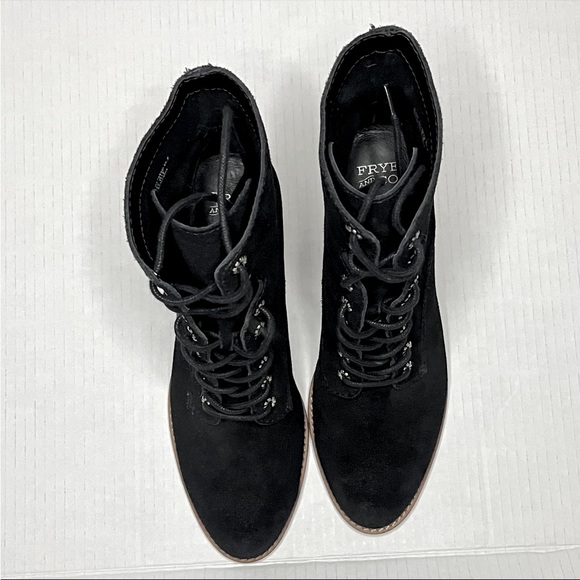 Frye Allister Lace Up Leather Boots - Picture 9 of 16